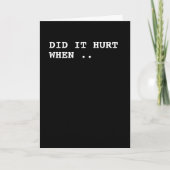 Heeft het pijn gedaan toen ik zei dat je het moest kaart (Voorkant)