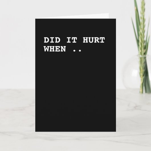 Heeft het pijn gedaan toen ik zei dat je het moest kaart (Voorkant)