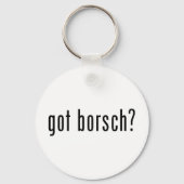Heeft hij borsch? sleutelhanger (Voorkant)