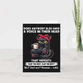 Heeft iemand anders een stem in zijn hoofd die kaart (Voorkant)