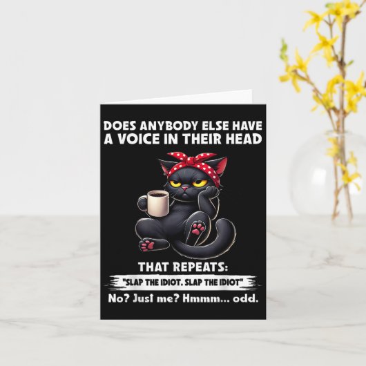 Heeft iemand anders een stem in zijn hoofd die kaart (Gele Bloem)