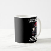 Heeft iemand anders een stem in zijn hoofd die koffiemok (Voorkant rechts)