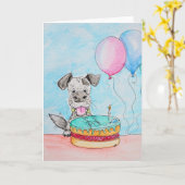 Heeft iemand Birthday Cake gezegd? Kaart (Gele Bloem)