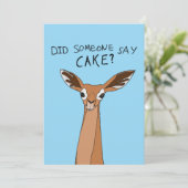 Heeft iemand Cake gezegd? Kaart (Staand voorkant)