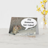 Heeft iemand Cake gezegd? Kaart (Gele Bloem)