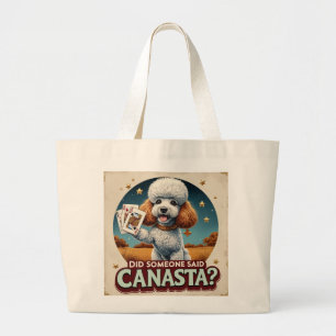 Heeft iemand canasta gezegd? grote tote bag