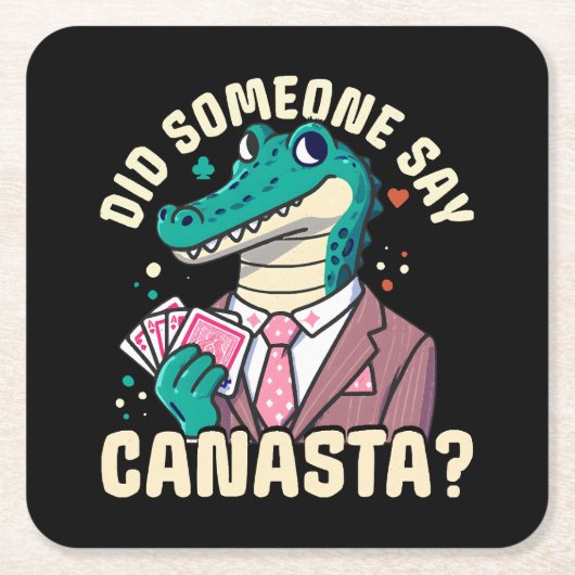 Heeft iemand canasta gezegd kartonnen onderzetters (Voorkant)