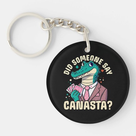 Heeft iemand canasta gezegd sleutelhanger (Voorkant)