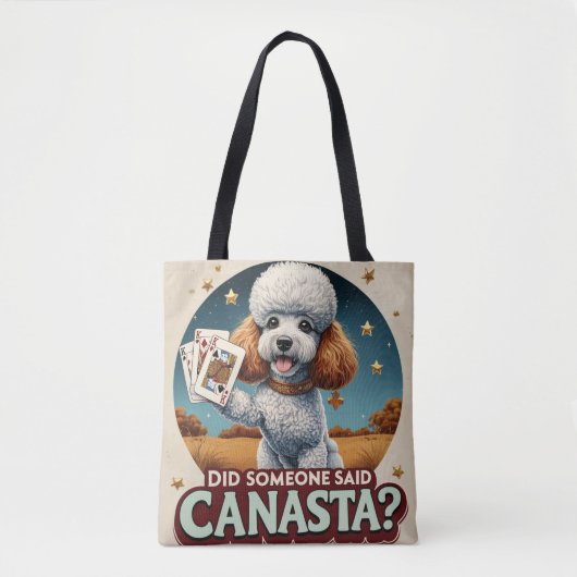 Heeft iemand canasta gezegd? tote bag (Voorkant)