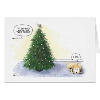 Heeft iemand de boom vandaag water gegeven? (Hond: