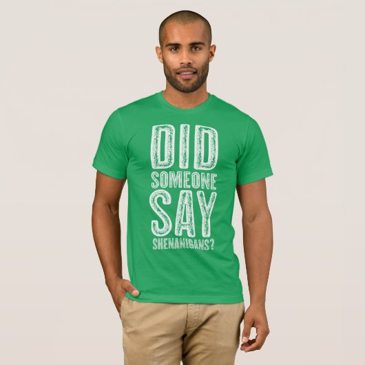 Heeft iemand de dag van de Shenanigans-st patricks T-shirt (Voorkant volledig)