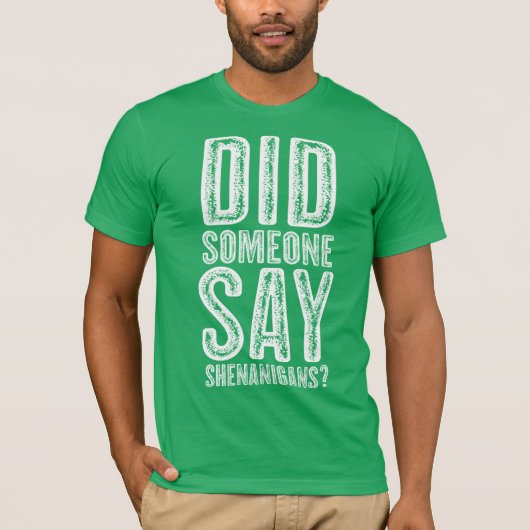 Heeft iemand de dag van de Shenanigans-st patricks T-shirt (Voorkant)