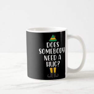 Heeft iemand een knuffel kerst elf buddy plezier n koffiemok