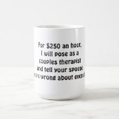 Heeft iemand een parenstherapeut? koffiemok (Center)