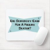 Heeft iemand gevraagd om een figuur Skater? Muismat (Met muis)