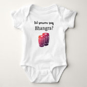 heeft iemand gezegd dat bhangra baby outfit romper (Voorkant)