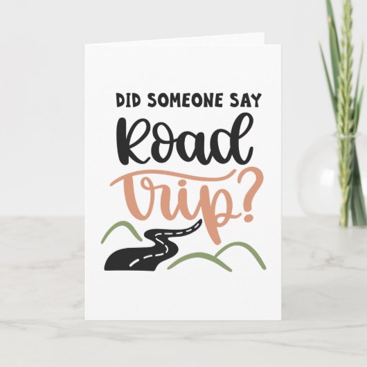 Heeft iemand gezegd dat je onderweg bent? kaart (Voorkant)