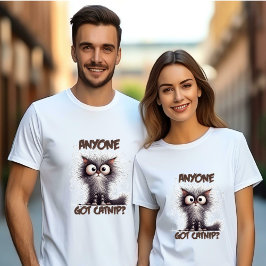 Heeft Iemand Kattekruid? Crazy Cat Unisex T-shirt