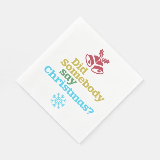 Heeft iemand Kerstmis gezegd? Servet (Hoek)