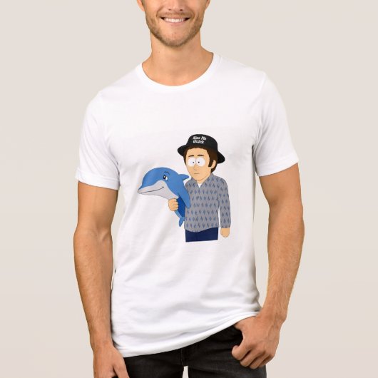 Heeft iemand mijn dolfijn gezien? Tri-Blend shirt (Voorkant)