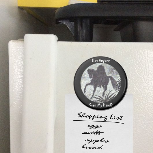 Heeft iemand mijn hoofd gezien? Magneet