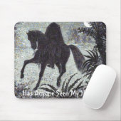 Heeft iemand mijn hoofd gezien? Mousepad Muismat (Met muis)