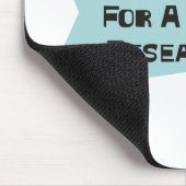 Heeft iemand om een marktonderzoeker gevraagd? muismat (Hoek)