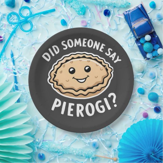 Heeft iemand pierogi gezegd, Pools gerecht  Papieren Bordje (Feest)