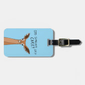 Heeft iemand taart gezegd? bagagelabel (Voorkant horizontaal)