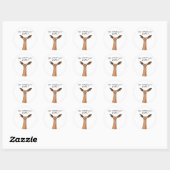 Heeft iemand taart gezegd? ronde sticker (Vel)