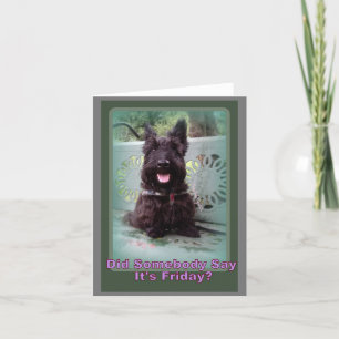 Heeft iemand vrijdag gezegd? bedankkaart