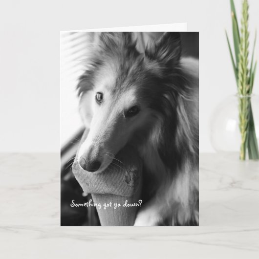 Heeft iets je naar beneden gehaald? kaart (Voorkant)