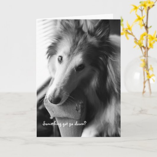 Heeft iets je naar beneden gehaald? kaart (Gele Bloem)