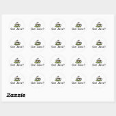 heeft Java Ronde Sticker (Vel)