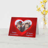 HEEFT JUBILEUM? JAAR SAMEN MET WENSKAART KAART (Gele Bloem)