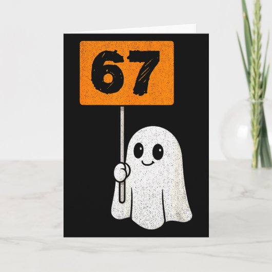 Heeft last van 67 – Grappige Zes Zeven Meme 6 7 Ha Kaart (Voorkant)