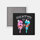 Heeft last van 6 7 Halloween Geest Gen Alpha Meme  Magneet (Voorkant / Achterkant)