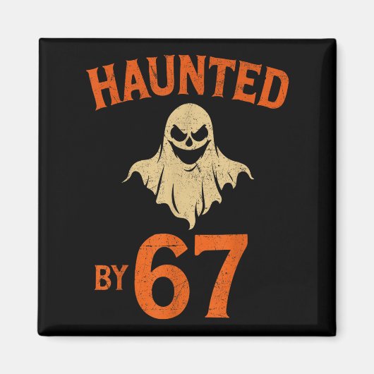 Heeft last van 6 7 Six Seven Halloween Geest Sder Magneet (Voorkant)