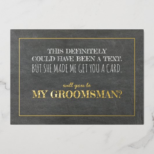 Heeft me een kaart gestuurd Grappig huwelijksaanzo (Voorkant)