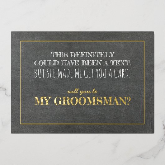 Heeft me een kaart gestuurd Grappig voorstel voor  (Voorkant)