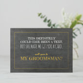 Heeft me een kaart gestuurd Grappig voorstel voor  (Staand Voorkant)