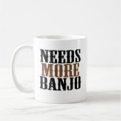 Heeft meer banjo nodig koffiemok (Links)