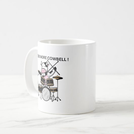 Heeft meer trommelset nodig, Mok (Voorkant links)