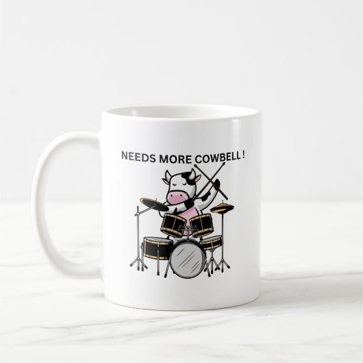 Heeft meer trommelset nodig, Mok (Links)