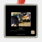 heeft metalen ornament (Voorkant)