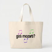 heeft Mozart Grote Tote Bag (Voorkant)