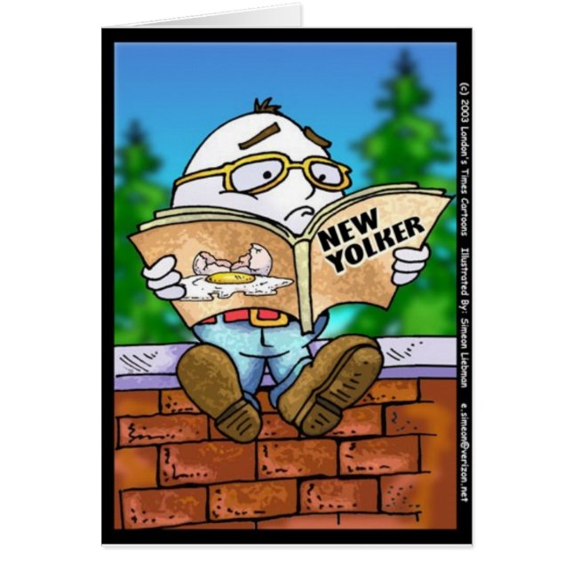 Heeft New Yorker Humpty Dumpty vermoord? Cartoon G (Voorkant)