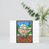 Heeft New Yorker Humpty Dumpty vermoord? Cartoon G Briefkaart (Staand voorkant)