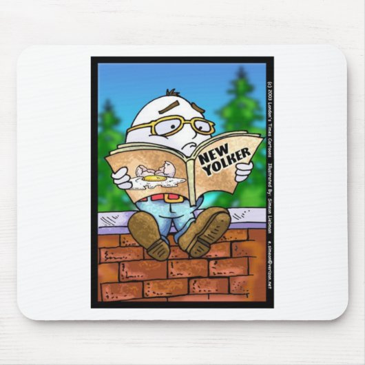 Heeft New Yorker Humpty Dumpty vermoord? Cartoon G Muismat (Voorkant)