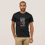 HEEFT NY [HEART] U TERUG?® zwarte/donkere scheuren T-shirt (Voorkant volledig)